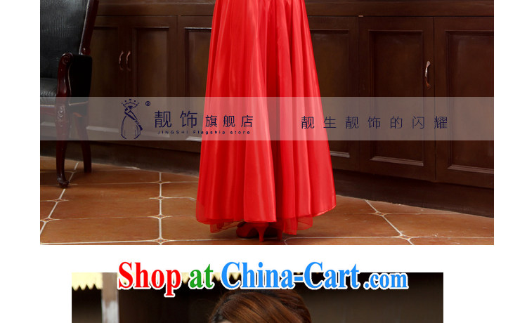 Beautiful ornaments 2015 new dresses 7 cuff red improved stylish long bows Service Package red cheongsam XL pictures, price, brand platters! Elections are good character, the national distribution, so why buy now enjoy more preferential! Health