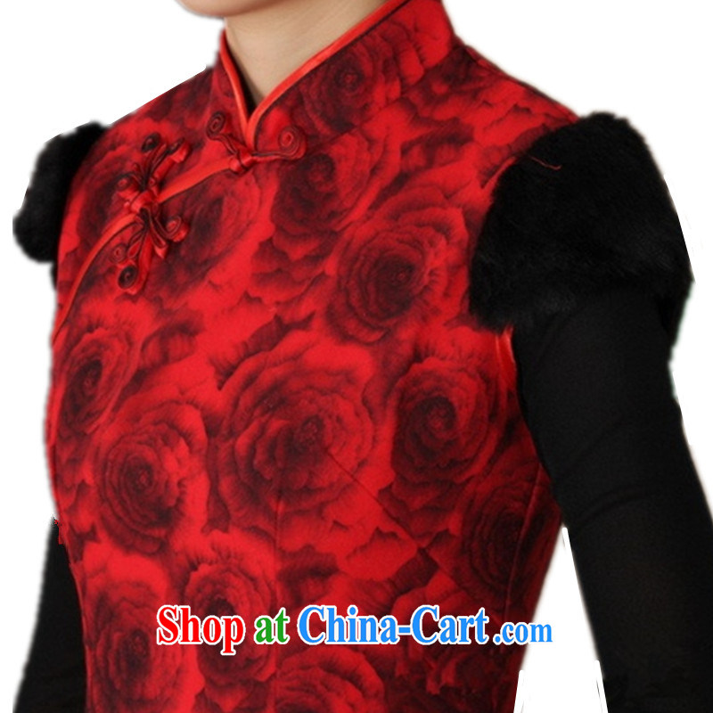 Carl Bildt, new Chinese qipao, for a classic hard-pressed the charge-back floral beauty sleeveless cheongsam dress as figure 2 XL, Bill Gates, and, shopping on the Internet