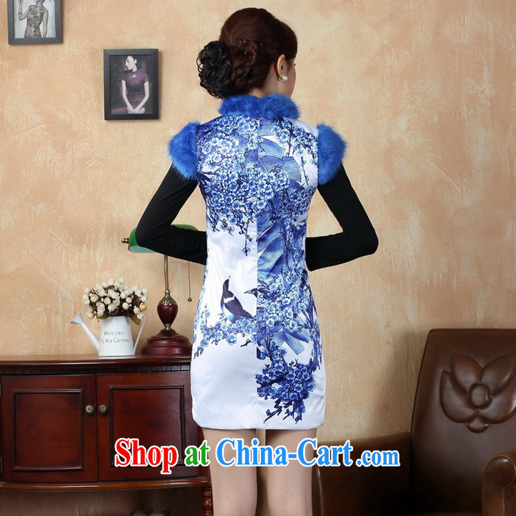 Carl Bildt, spring women's clothing Chinese qipao improved Chinese, short hair dresses? cotton robes national costumes such as figure 2 XL pictures, price, brand platters! Elections are good character, the national distribution, so why buy now enjoy more preferential! Health