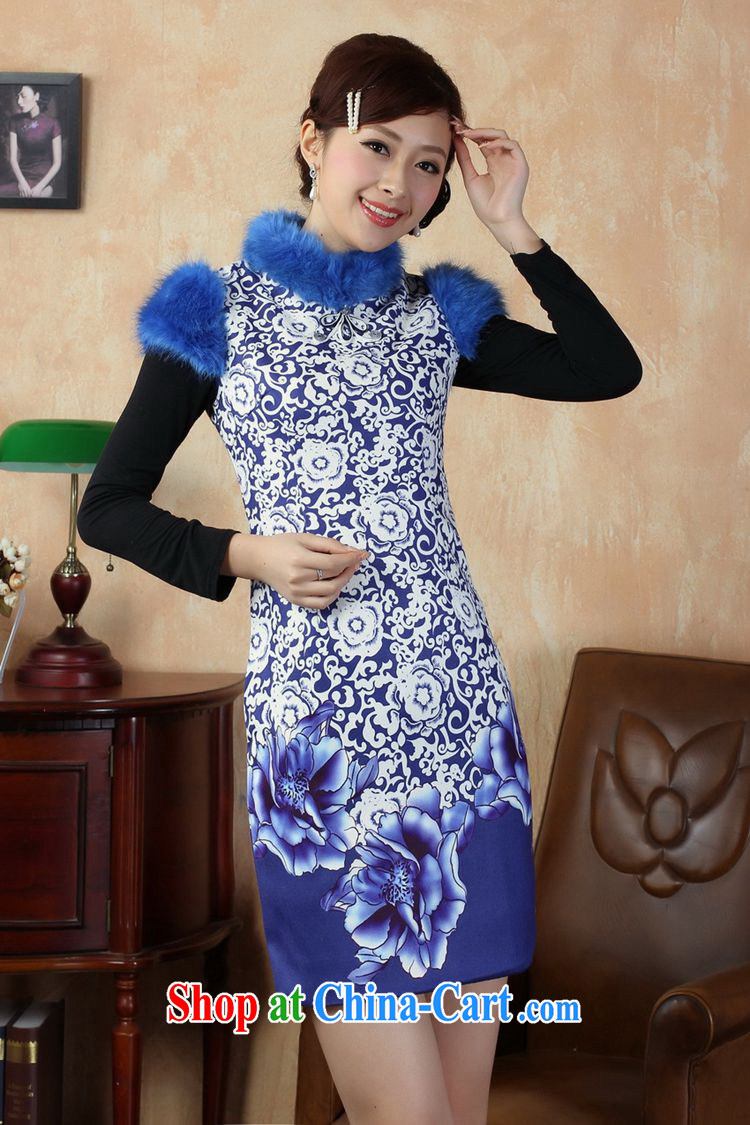 Carl Bildt, spring new female Chinese qipao improved, for Chinese hair? Short cheongsam national costumes such as figure 2 XL pictures, price, brand platters! Elections are good character, the national distribution, so why buy now enjoy more preferential! Health