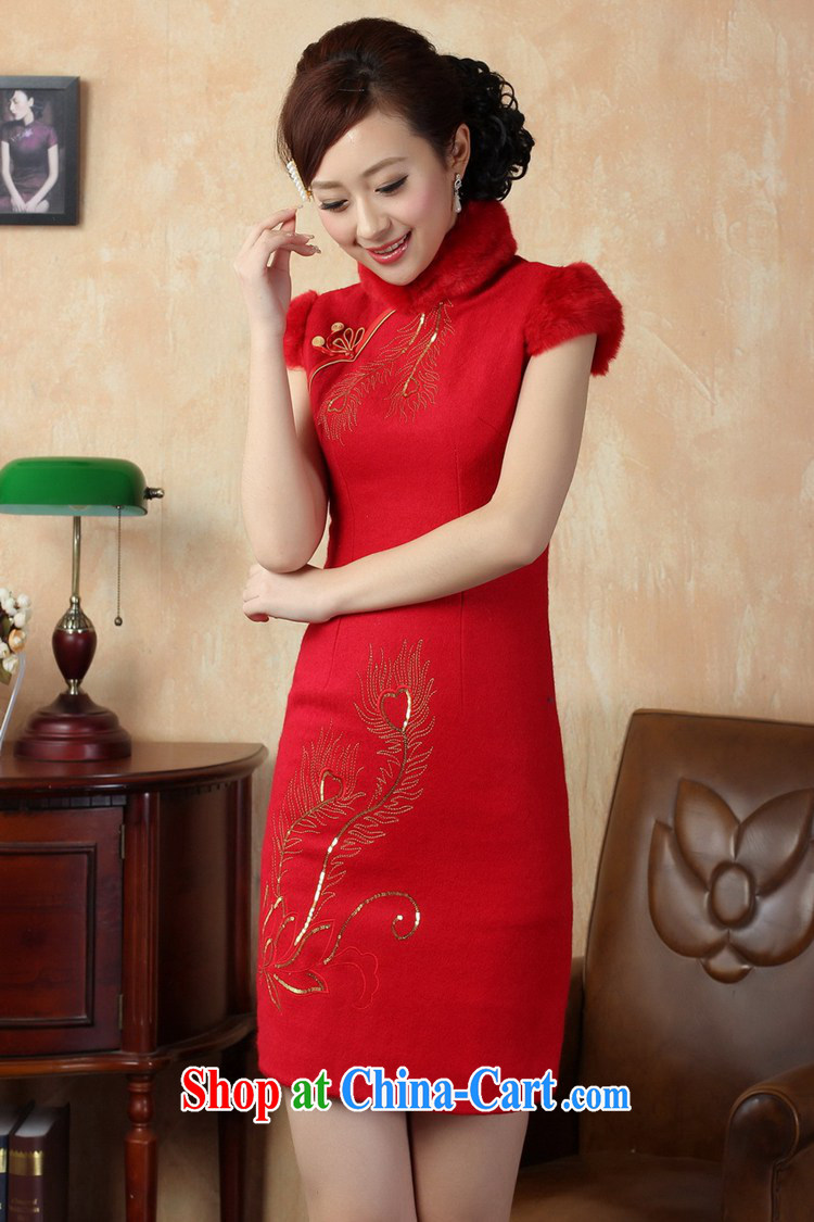 Carl Bildt, spring and stylish new clothes improved Chinese qipao, for a tight Classic tray for cultivating short cheongsam dress as figure 2 XL pictures, price, brand platters! Elections are good character, the national distribution, so why buy now enjoy more preferential! Health