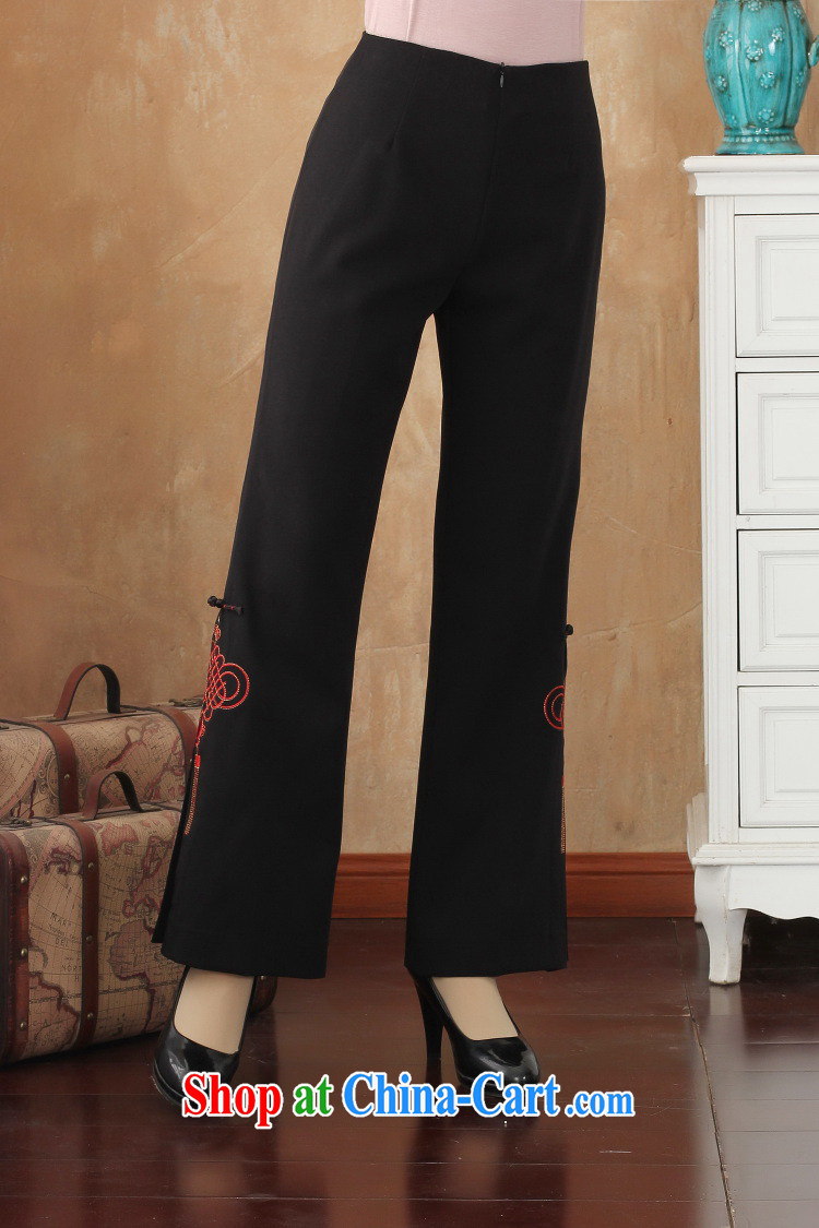 Take the ladies' Spring and Autumn and trousers Tang in waist has been legged pants bead embroidered trousers larger trousers Tang mounted micro-horn pants - 3 macrame 2XL pictures, price, brand platters! Elections are good character, the national distribution, so why buy now enjoy more preferential! Health