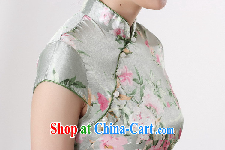 Bill Gates, national style in a new, female Chinese qipao, for a tight stamp short, short-sleeved dresses skirt shown in Figure L pictures, price, brand platters! Elections are good character, the national distribution, so why buy now enjoy more preferential! Health