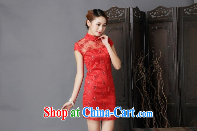 Also, Walt Disney Cayman 2015 new show annual wedding dress bridal wedding retro improved red toast clothing cheongsam red XL pictures, price, brand platters! Elections are good character, the national distribution, so why buy now enjoy more preferential! Health