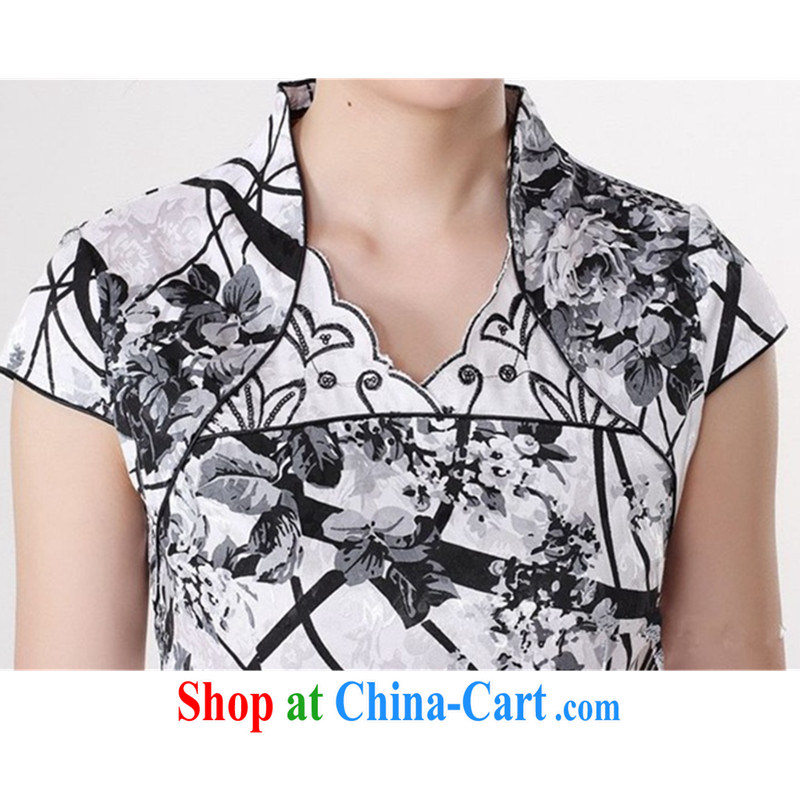 Carl Bildt, new improved Chinese qipao, stamp duty for cultivating short cheongsam dress as figure 2 XL, Bill Gates, and shopping on the Internet