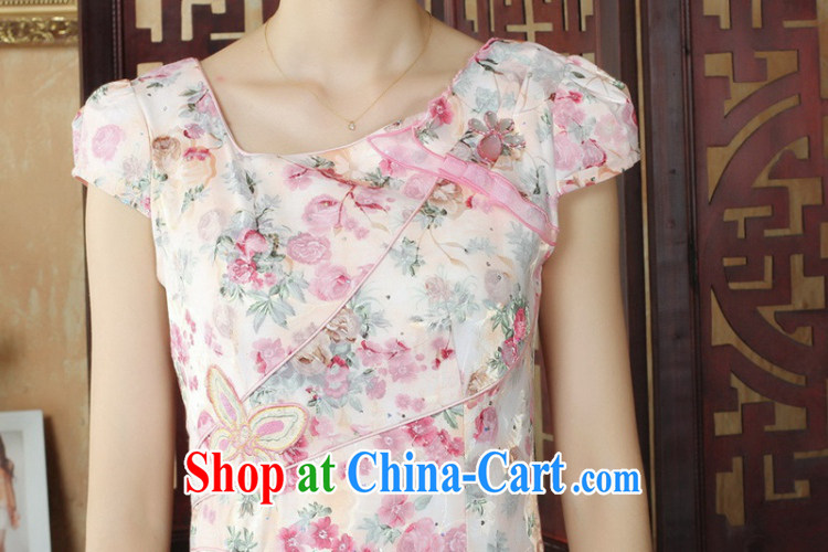 To Green, new, improved Chinese qipao rounded ends fancy short, cultivating short-sleeved cheongsam dress in figure M pictures, price, brand platters! Elections are good character, the national distribution, so why buy now enjoy more preferential! Health