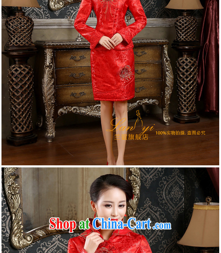 Friends, winter bridal wedding dress cheongsam dress retro thick winter dresses package bridal toast dress red M code waist 2 feet pictures, price, brand platters! Elections are good character, the national distribution, so why buy now enjoy more preferential! Health