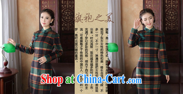 Dan smoke 2015 ladies spring and autumn, the cheongsam Chinese Chinese improved, for wool so long-sleeved 1000 birds, qipao gown 1000 bird 3 XL pictures, price, brand platters! Elections are good character, the national distribution, so why buy now enjoy more preferential! Health