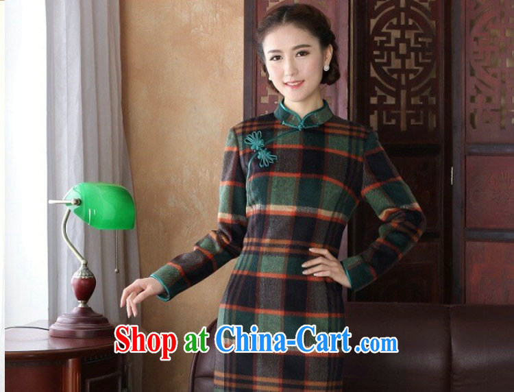 Dan smoke 2015 ladies spring and autumn, the cheongsam Chinese Chinese improved, for wool so long-sleeved 1000 birds, qipao gown 1000 bird 3 XL pictures, price, brand platters! Elections are good character, the national distribution, so why buy now enjoy more preferential! Health