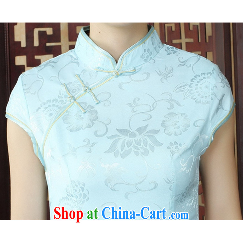Carl Bildt, new female antique Chinese qipao, for a tight stamp duty cultivating short cheongsam dress as figure 2 XL, Bill Gates, and, shopping on the Internet