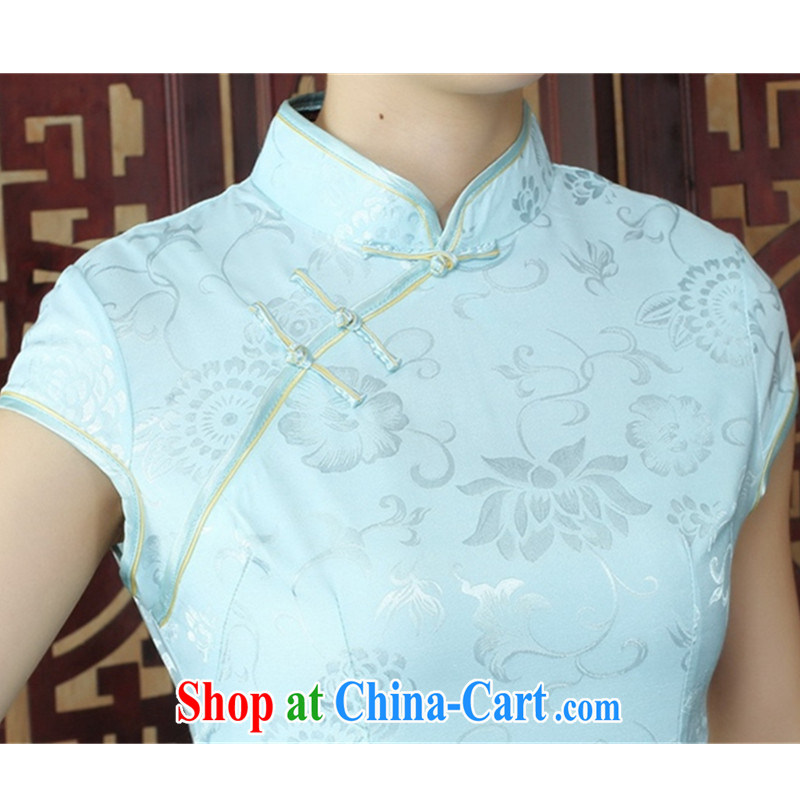Carl Bildt, new female antique Chinese qipao, for a tight stamp duty cultivating short cheongsam dress as figure 2 XL, Bill Gates, and, shopping on the Internet