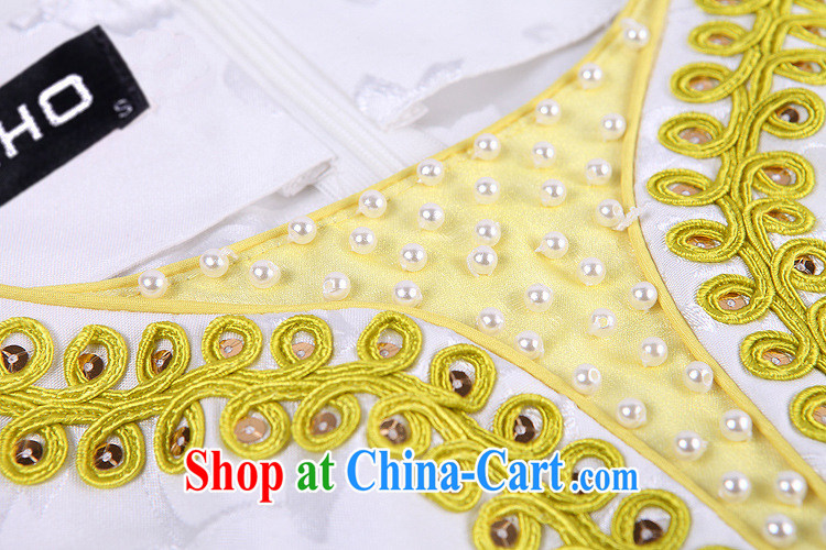 Light (at the end QM) Improved stylish short-sleeve the beads do not open's elegant qipao skirts XWGQF 140,311 picture color XXL pictures, price, brand platters! Elections are good character, the national distribution, so why buy now enjoy more preferential! Health