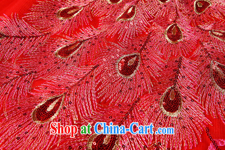 Shallow end (QM) Improved stylish Web yarn embroidery, banquet long cheongsam XWGQF - 1309 - 22 red XXL pictures, price, brand platters! Elections are good character, the national distribution, so why buy now enjoy more preferential! Health