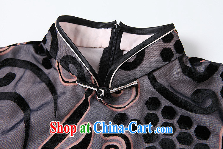 Shallow end (QM) Improved Stylish retro-Ms. lao daily short cheongsam XWGQF 141,018 Po blue XXXL pictures, price, brand platters! Elections are good character, the national distribution, so why buy now enjoy more preferential! Health