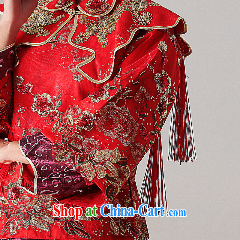 With the 2015 new wedding to Feng Chinese Embroidery-soo and the marriages of Phoenix Sau Wo service flag red XL, AIDS, and, on-line shopping