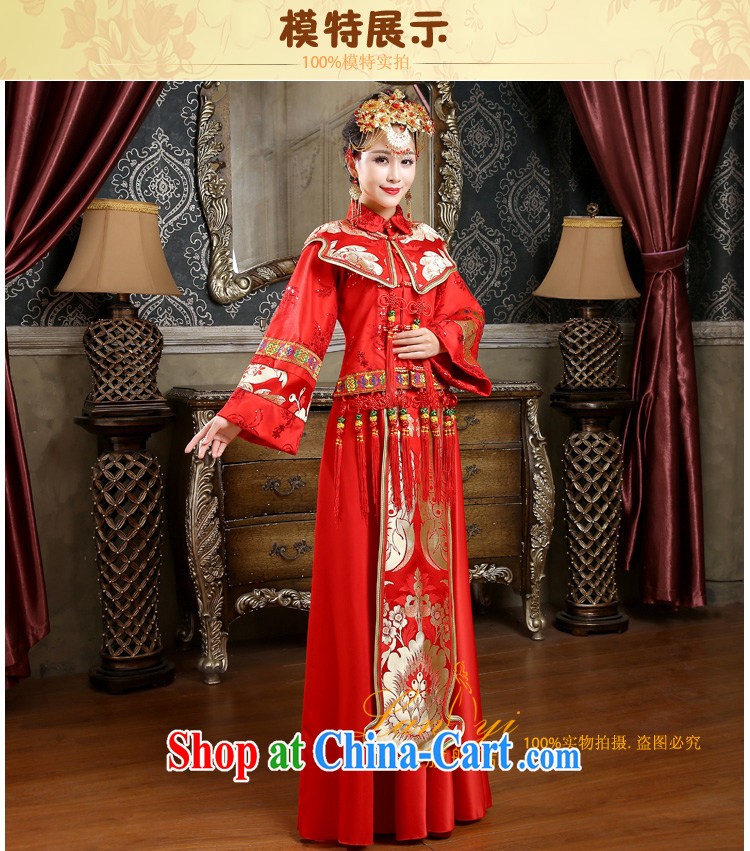(Quakers, 2015 winter long-sleeved new cheongsam dress winter clothing bridal wedding dresses toast the cotton thick long-su Wo service red quality assurance pictures, price, brand platters! Elections are good character, the national distribution, so why buy now enjoy more preferential! Health