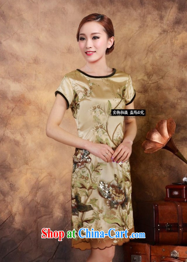 Kim Hyun-chae, 2015 new dresses Ethnic Wind embroidery fancy European root yarn Silk Dresses female black XXXL pictures, price, brand platters! Elections are good character, the national distribution, so why buy now enjoy more preferential! Health