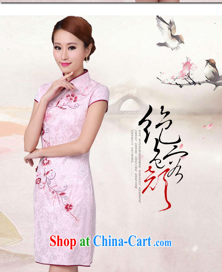 Kim Hyun-chae, 2015 new white cheongsam dress stylish improved Chinese qipao white XL pictures, price, brand platters! Elections are good character, the national distribution, so why buy now enjoy more preferential! Health