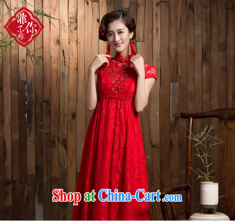 2014 new wedding dresses retro high-waist pregnant women large, Chinese red toast serving long winter bride dress red 2 XL pictures, price, brand platters! Elections are good character, the national distribution, so why buy now enjoy more preferential! Health