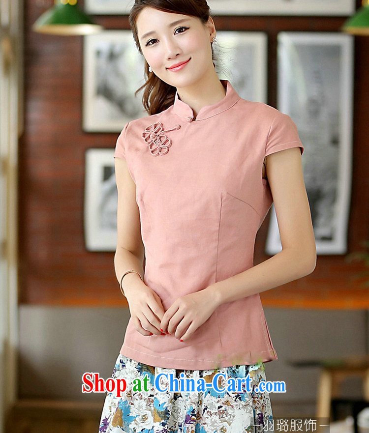 Jack Plug, spring and summer, new national wind, served women improved cheongsam shirt short-sleeved cotton Ms. Yau Ma Tei Tong load shirt beige Yuanyang flower M pictures, price, brand platters! Elections are good character, the national distribution, so why buy now enjoy more preferential! Health