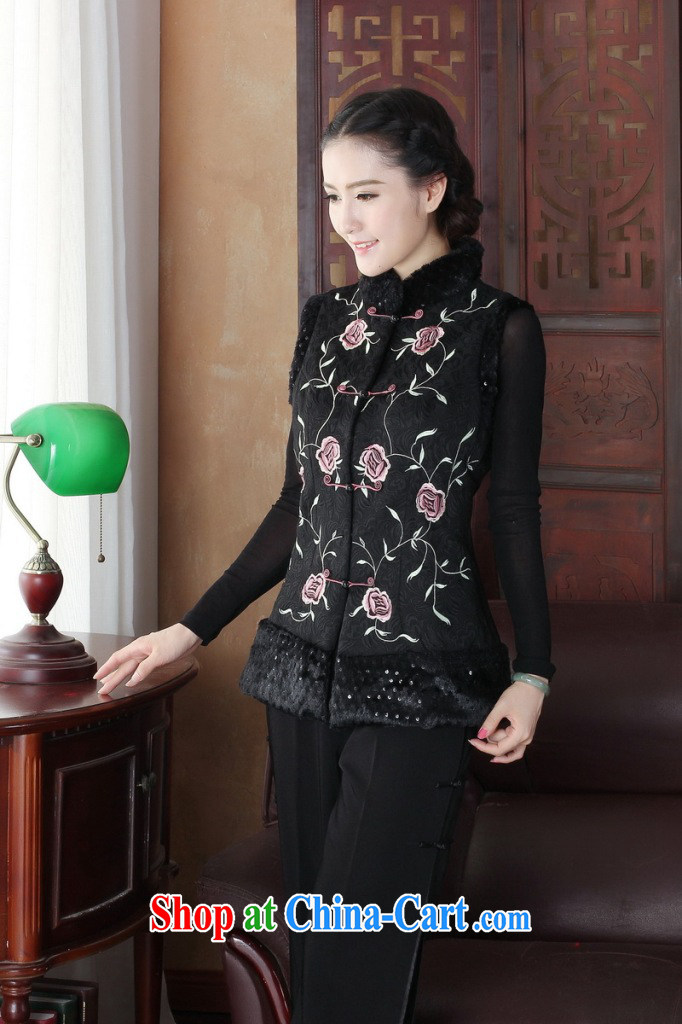 Spend the autumn and winter, new Ethnic Wind female Chinese, embroidery for improved disk for Chinese, T-shirt, a figure-color 2 XL pictures, price, brand platters! Elections are good character, the national distribution, so why buy now enjoy more preferential! Health