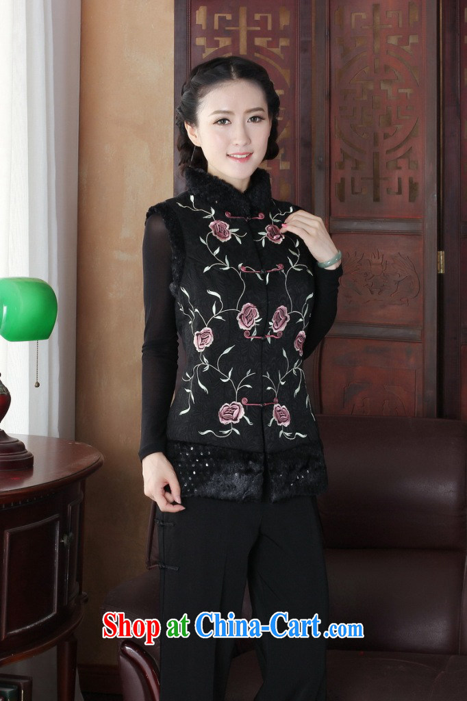Bin Laden smoke-free fall and winter new Ethnic Wind female Chinese, for embroidered improved the detained Chinese ladies T-shirt, a figure color 2 XL pictures, price, brand platters! Elections are good character, the national distribution, so why buy now enjoy more preferential! Health