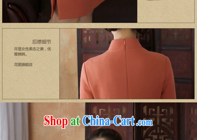 Take the 2015 spring cheongsam dress Chinese, for improved cheongsam stylish graphics thin wool that dresses cheongsam green long-sleeved 2XL pictures, price, brand platters! Elections are good character, the national distribution, so why buy now enjoy more preferential! Health