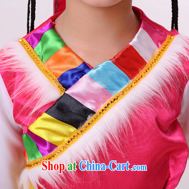 I should be grateful if you would arrange for Performing Arts Hong Kong dream 2015 new children's dance clothing collection service the children's folk dance stage costumes HXYM 0041 red 130, I should be grateful if you could Hong Kong Arts dreams, shoppi