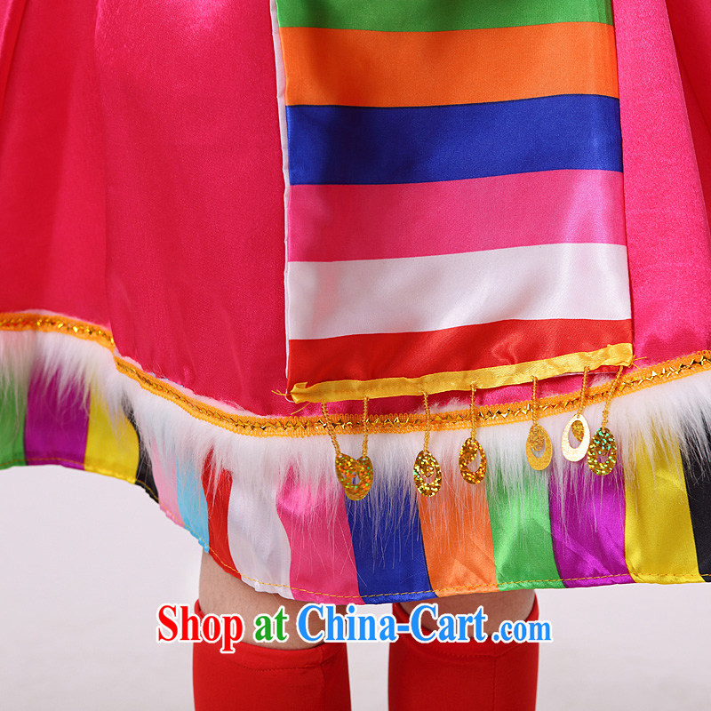 I should be grateful if you would arrange for Performing Arts Hong Kong dream 2015 new children's dance clothing collection service the children's folk dance stage costumes HXYM 0041 red 130, I should be grateful if you could Hong Kong Arts dreams, shoppi