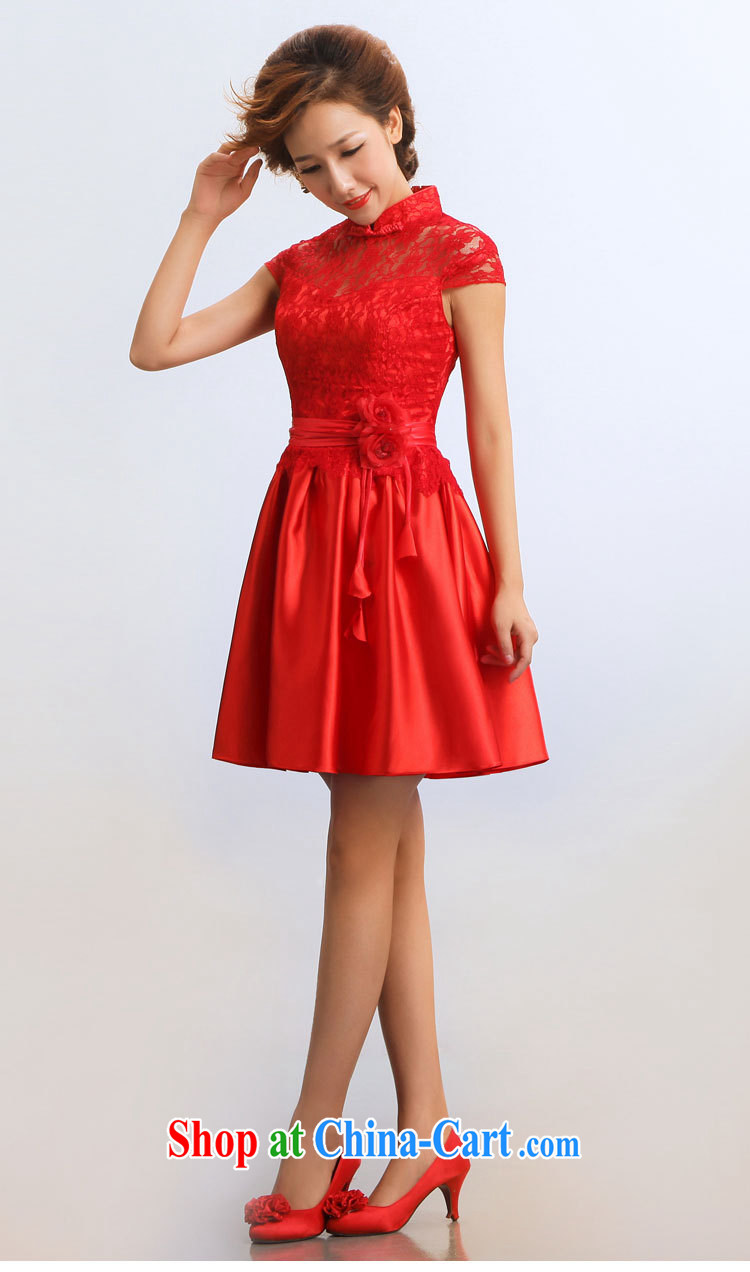 2015 stylish new outfit short, improved stylish summer bride presided over his robes red XL pictures, price, brand platters! Elections are good character, the national distribution, so why buy now enjoy more preferential! Health
