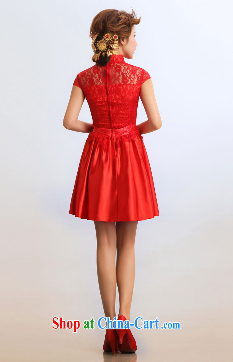 2015 stylish new outfit short, improved stylish summer bride presided over his robes red XL pictures, price, brand platters! Elections are good character, the national distribution, so why buy now enjoy more preferential! Health