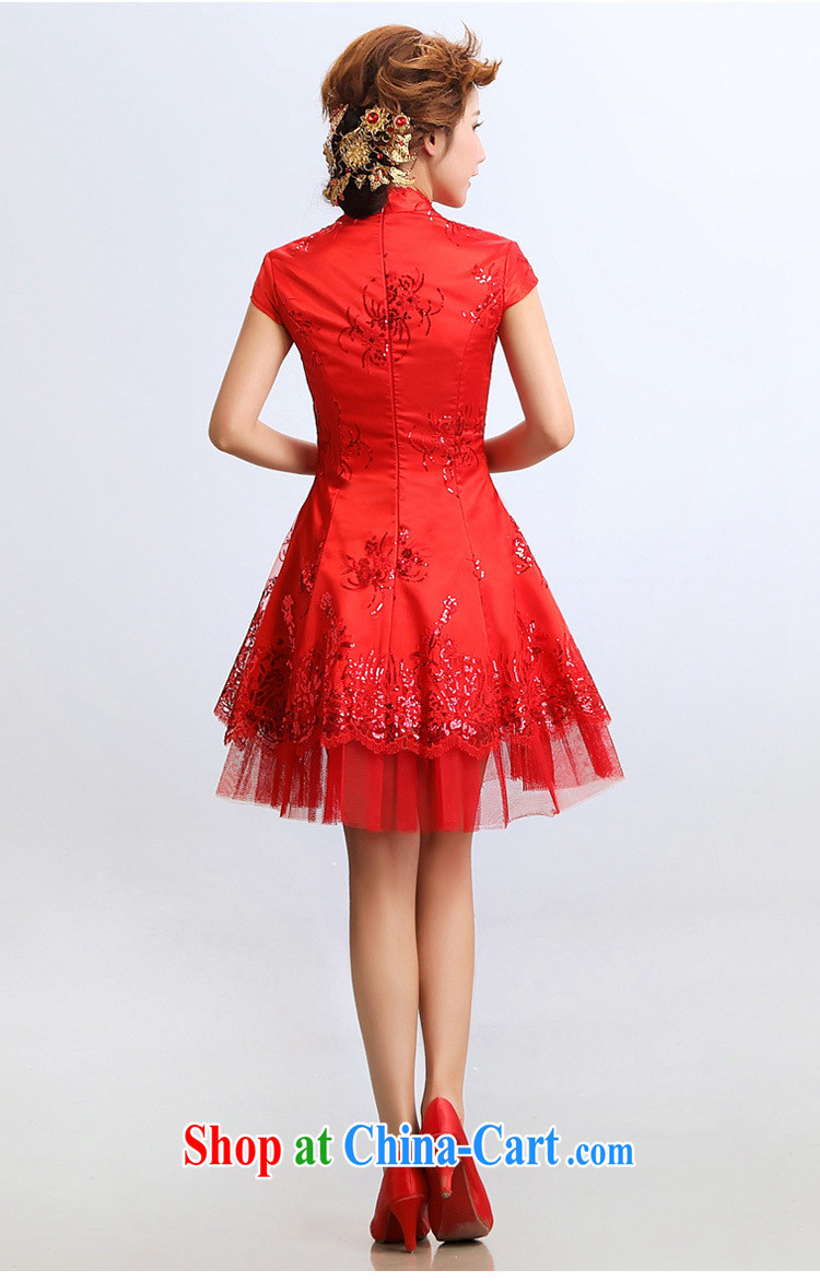 2015 new stylish stars, with short, improved cheongsam stylish summer bridal wedding dresses S pictures, price, brand platters! Elections are good character, the national distribution, so why buy now enjoy more preferential! Health