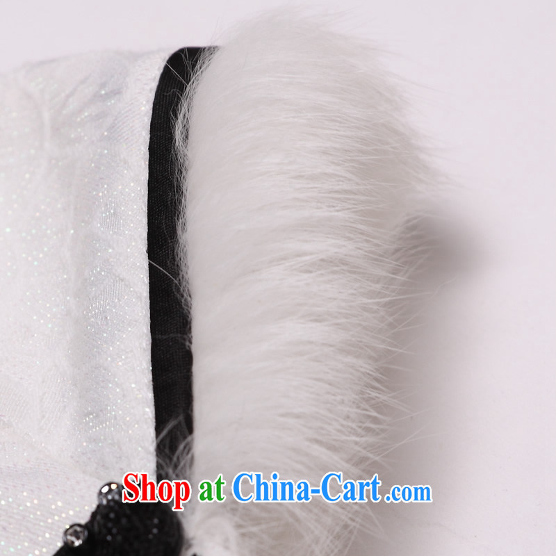 The CYD HO Kwun tong] Jiang Nan winter folder cotton robes 2015 new retro winter clothing cheongsam dress G 99,112 white XXL, Sau looked Tang, shopping on the Internet