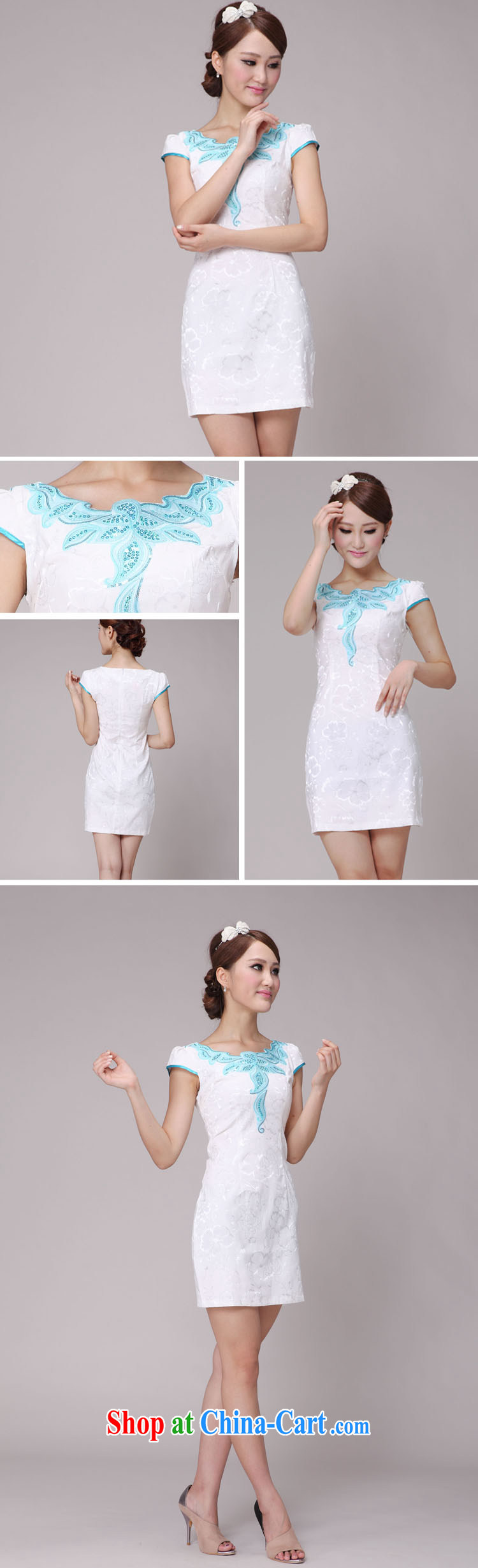2015 summer new cheongsam dress summer improved stylish retro beauty short, sexy cheongsam dress 8817 birds of the XL pictures, price, brand platters! Elections are good character, the national distribution, so why buy now enjoy more preferential! Health