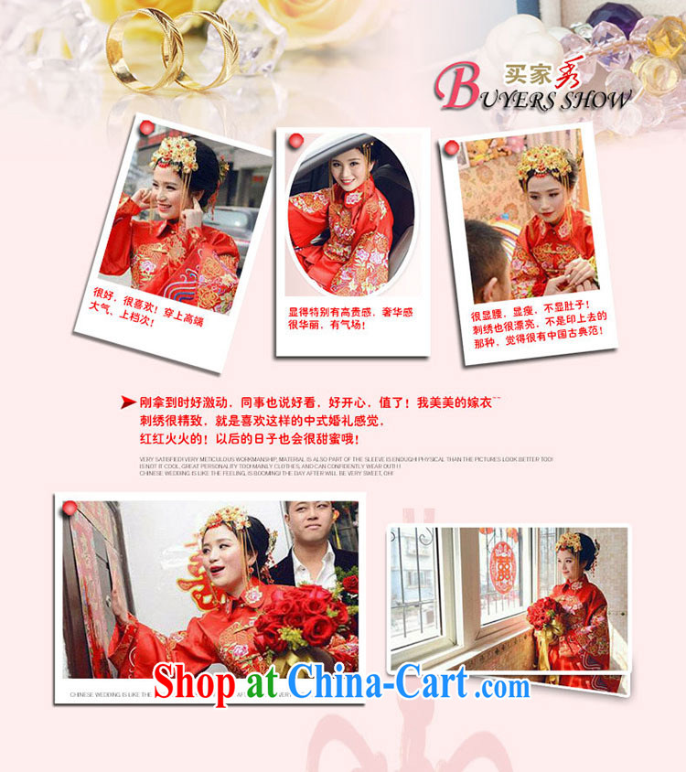 In Luang Prabang in 2015 of new wedding toast serving Sau Wo service Chinese Chinese dragon marriage of long-sleeved spring and summer, XL pictures, price, brand platters! Elections are good character, the national distribution, so why buy now enjoy more preferential! Health