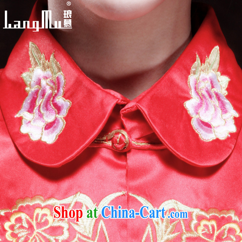 In Luang Prabang in 2015 of new wedding toast serving Sau Wo service Chinese Chinese dragon marriage of long-sleeved spring and summer, XL, Luang Prabang, and shopping on the Internet