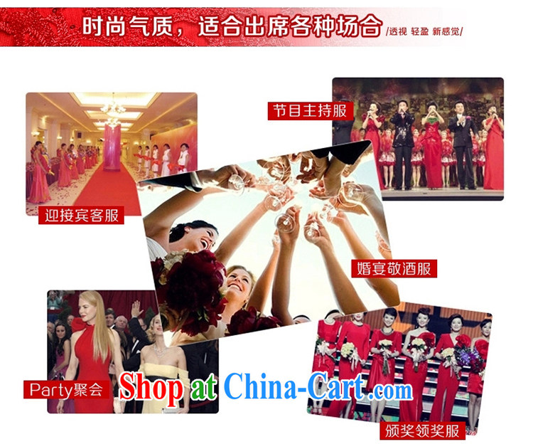 Air Shu Diane 2015 spring new chinese red cheongsam marriages served toast retro wedding dress girls dresses girls 1502 photo color XXXL pictures, price, brand platters! Elections are good character, the national distribution, so why buy now enjoy more preferential! Health