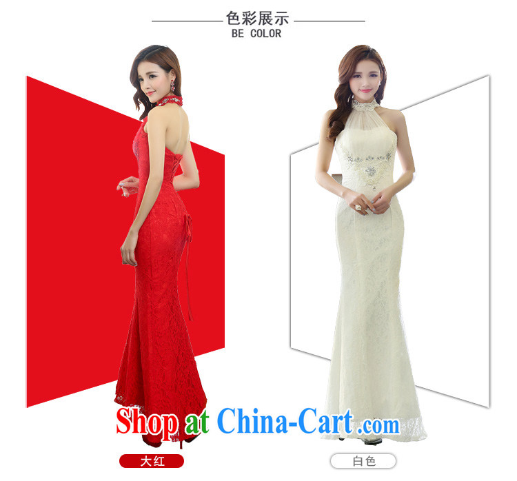 Air Shu Diane 2015 spring New Year dress is too long, back exposed dress Korean Beauty long skirt 1513 white XL pictures, price, brand platters! Elections are good character, the national distribution, so why buy now enjoy more preferential! Health