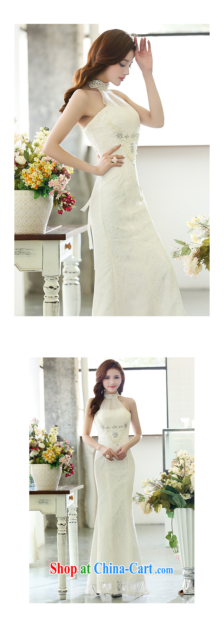 Air Shu Diane 2015 spring New Year dress is too long, back exposed dress Korean Beauty long skirt 1513 white XL pictures, price, brand platters! Elections are good character, the national distribution, so why buy now enjoy more preferential! Health