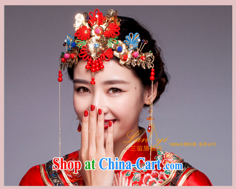 Friends, bride's ancient and Chinese-trim red dragon costumes and hair accessories Su-wo service classic cheongsam dress and ornaments, the earrings pictures, price, brand platters! Elections are good character, the national distribution, so why buy now enjoy more preferential! Health
