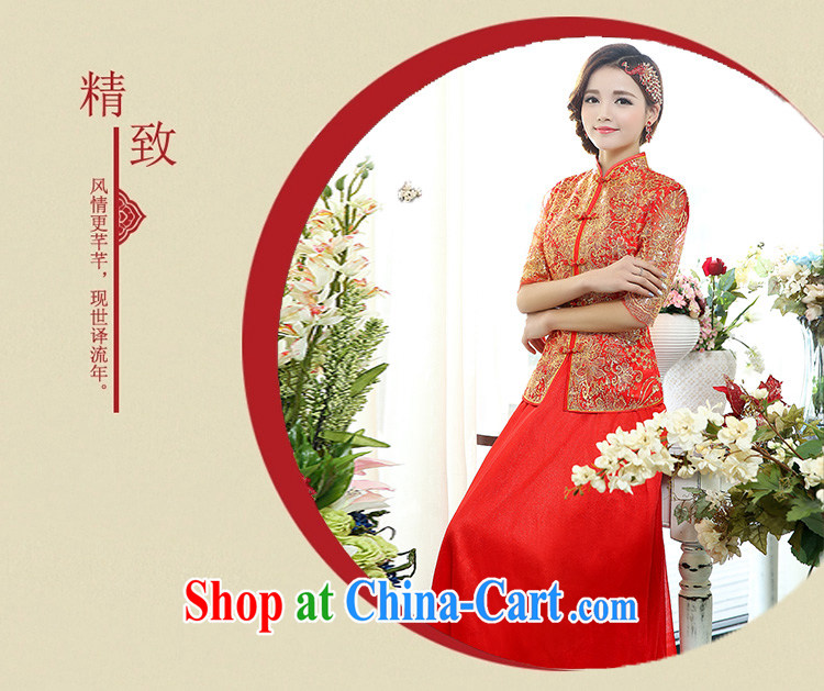 Cover Story 2015 new, rich beauty dresses brides with bridal tea dress two piece dress red XXL pictures, price, brand platters! Elections are good character, the national distribution, so why buy now enjoy more preferential! Health