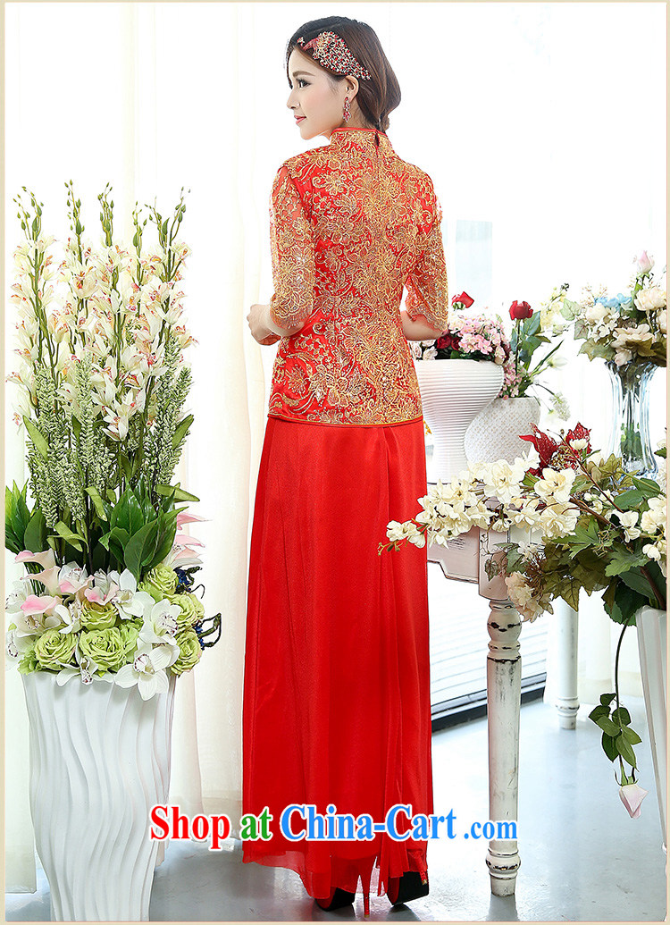 Cover Story 2015 new, rich beauty dresses brides with bridal tea dress two piece dress red XXL pictures, price, brand platters! Elections are good character, the national distribution, so why buy now enjoy more preferential! Health
