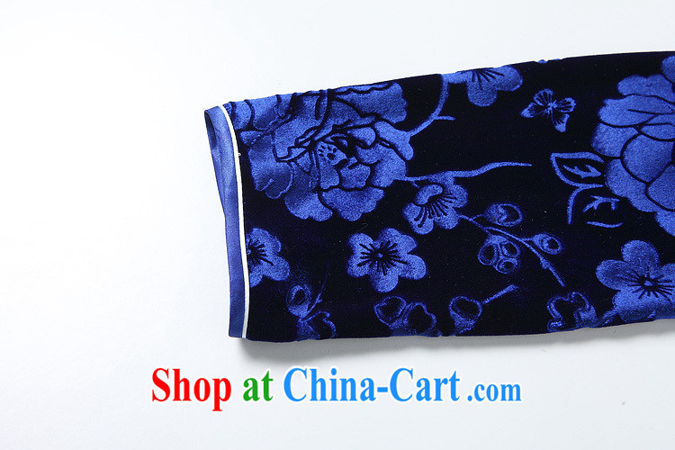 light at the improved Stylish retro embossed 7 cuff wool long cheongsam XWGQF 141,008 purple XXXL pictures, price, brand platters! Elections are good character, the national distribution, so why buy now enjoy more preferential! Health