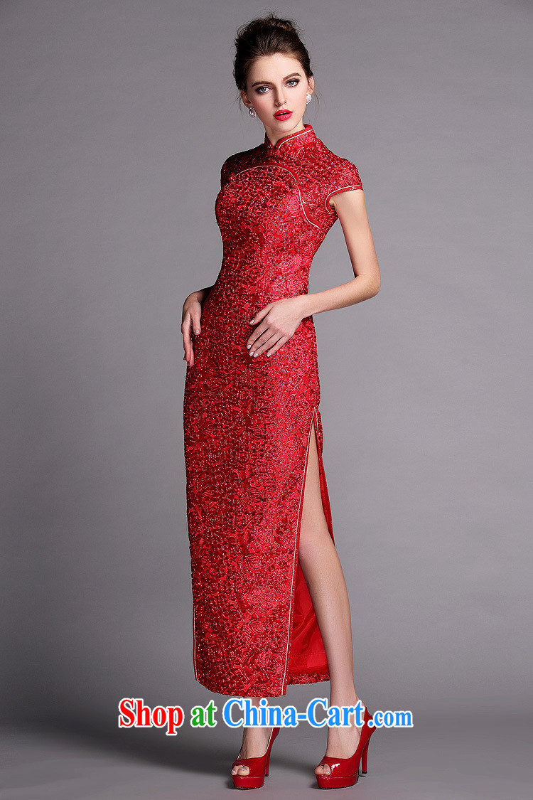 Shallow end improved stylish and cultivating banquet long dresses wedding dress toast XWGQF serving 140,507 red XXL pictures, price, brand platters! Elections are good character, the national distribution, so why buy now enjoy more preferential! Health