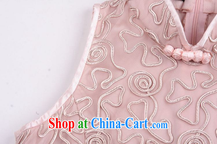 Shallow end antique Chinese Chinese is a qipao, Chinese shirt XWG pink XL pictures, price, brand platters! Elections are good character, the national distribution, so why buy now enjoy more preferential! Health