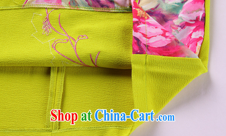 Shallow end improved stylish three-dimensional embroidery without the forklift truck daily short cheongsam dress XWGQF - 335 photo color XXL pictures, price, brand platters! Elections are good character, the national distribution, so why buy now enjoy more preferential! Health