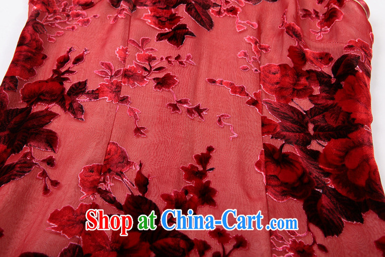 Shallow end silk red wedding bridal dresses stylish autumn improved standard retro dresses XWG red XXXL pictures, price, brand platters! Elections are good character, the national distribution, so why buy now enjoy more preferential! Health