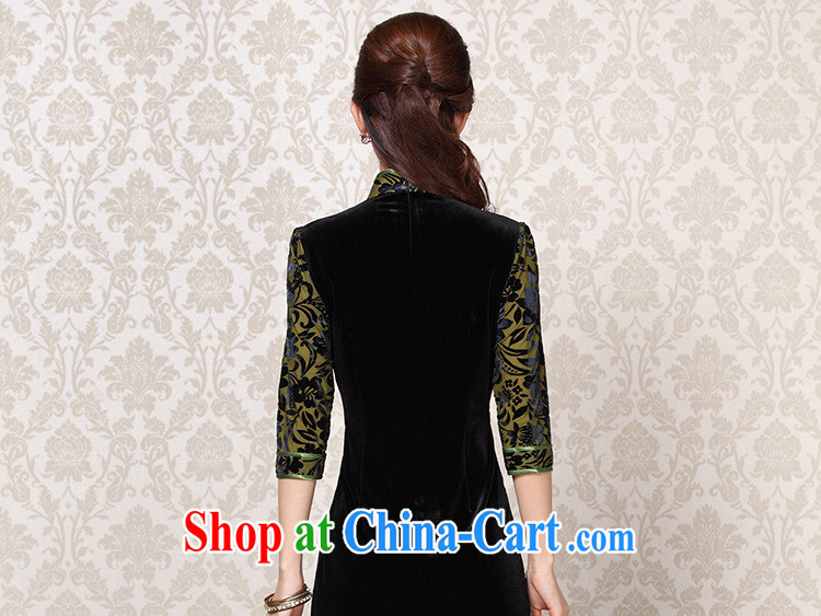 Shallow end improved Stylish retro wool stitching in short sleeves cheongsam XWGQF 13 - 6091 photo color XXL pictures, price, brand platters! Elections are good character, the national distribution, so why buy now enjoy more preferential! Health