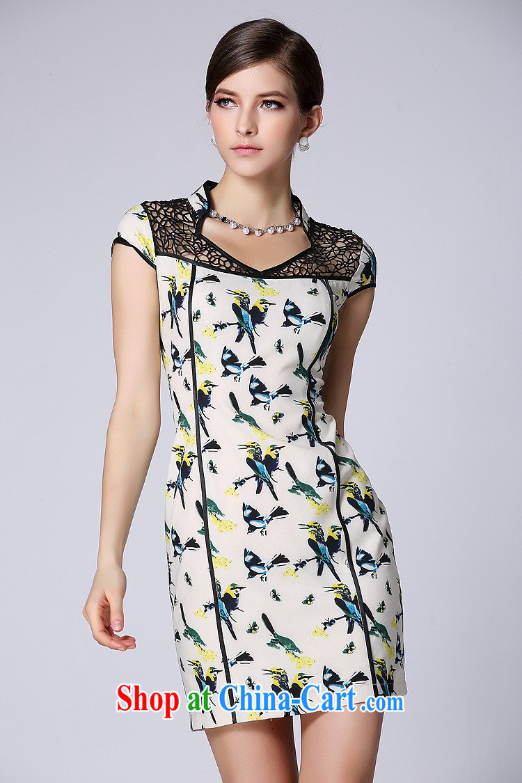 The end is improved and stylish cheongsam dress short-sleeved Openwork no's cheongsam XWGQF 140,401 picture color XXL pictures, price, brand platters! Elections are good character, the national distribution, so why buy now enjoy more preferential! Health
