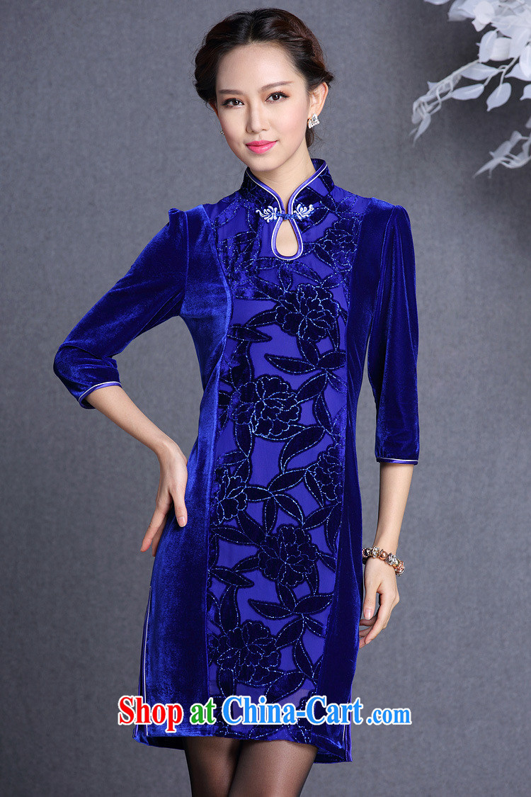 Light the cheongsam stylish improved retro wool stitching in short sleeves cheongsam XWGQF 1309 - 13 photo color XXL pictures, price, brand platters! Elections are good character, the national distribution, so why buy now enjoy more preferential! Health